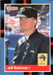 1988 Donruss Baseball Cards    558     Jeff D. Robinson